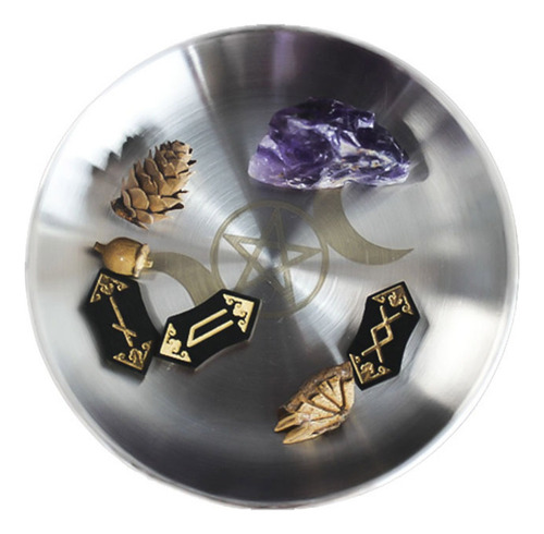 (3 #mold) Plato De Altar, Altar Pagano-brujo Y Rejilla De Cr
