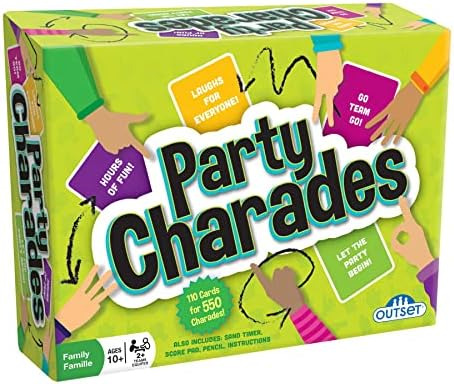 Party Charades Game ' Contiene 550 Charadas ' Gran Juego Fam