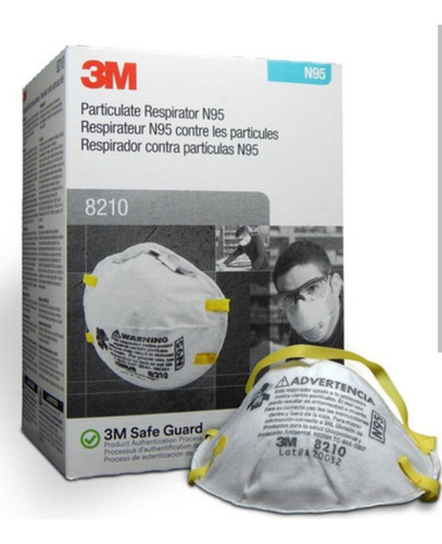 Mascarillas 3m 8210 N95