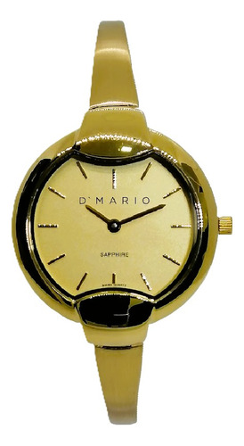 Reloj Dmario Fa1618da Fondo Dorado Mujer 100% Original