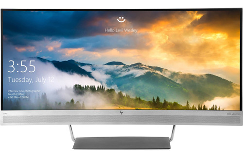 Hp Elitedisplay S340c 34  21:9 Curved Lcd Monitor