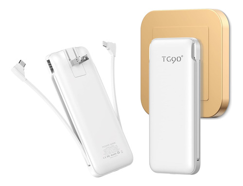 Cargador Portatil Tg90° 10000 Mah/blanco.