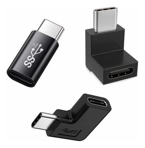 3 Tipo 3.1 Usb C Macho Hembra Adaptador Para Transferencia