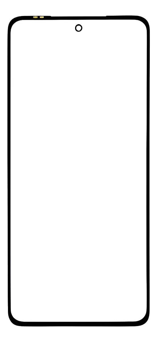 Vidrio Delantero Repuesto Pantalla Para Motorola Moto G72 Moto G72- Negro