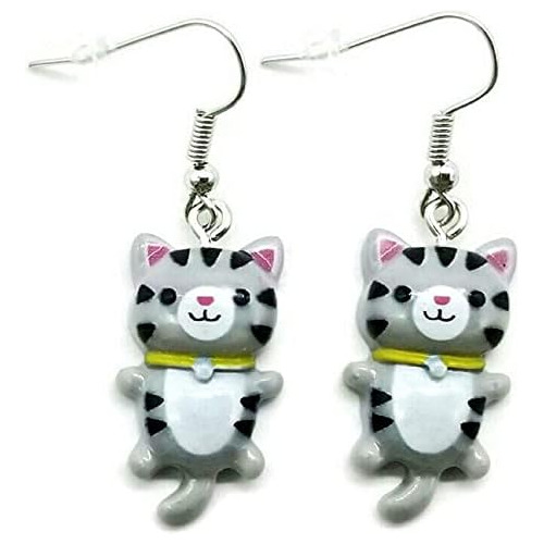 Aretes De Gato Joyería De Mamá Gato Encanto De Gato G...