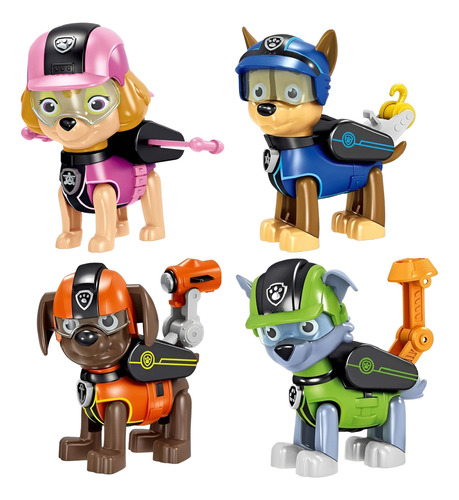Paw Patrol Set 7 Muñecos Articulables Juguete Para Niños