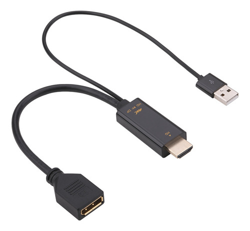 -cable Conversor Macho A Hembra Compatible 4k @60hz -compati