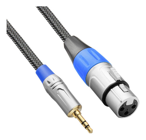 Tisino - Cable De Microfono Xlr A 9/64, Trenzado De Nailon X
