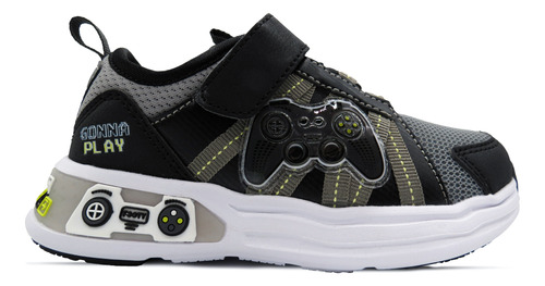 Zapatillas Footy Infantil Con Luces Led Joystick Hi700