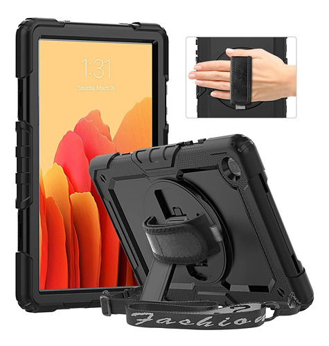 Funda Para Samsung Galaxy Tab A7 10.4 2020 Timecity Negro