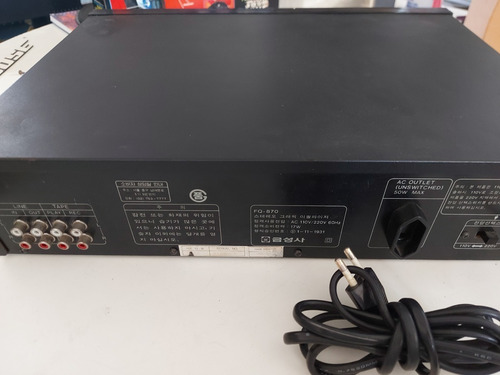 Stereo Graphic Equalizer F G-870 -fantasia Japan Equalizador