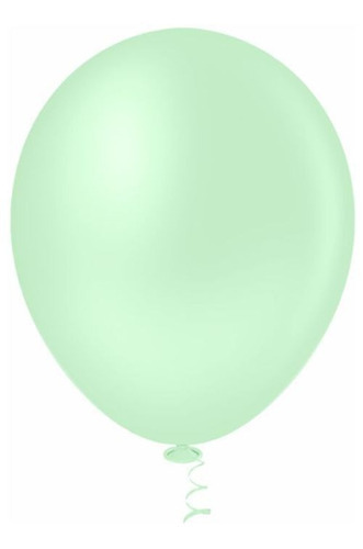 Balão Bexiga Candy Color 5 Polegadas Tema Infantil Revelação Cor Verde Candy