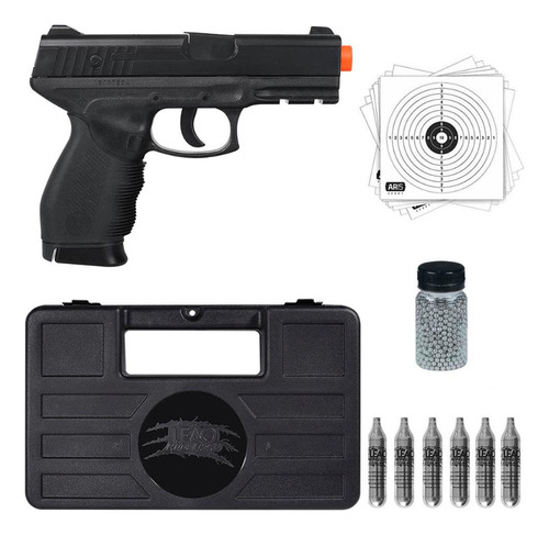 Pistola Airsoft Pressão Co2 Kwc 24/7 4.5mm +kit Protection 7