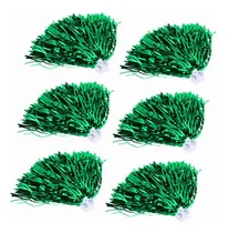 Comprar Pompones Porrista Metálicos Decoración Fiesta Bailar 6 Pcs