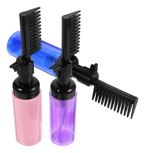 3 Botellas De Tinte Para El Cabello, Aplicadores, Peine Para