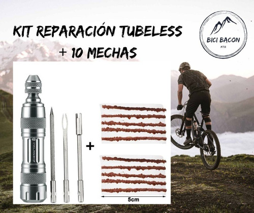 Kit Reparación Tubeless - Con Mechas