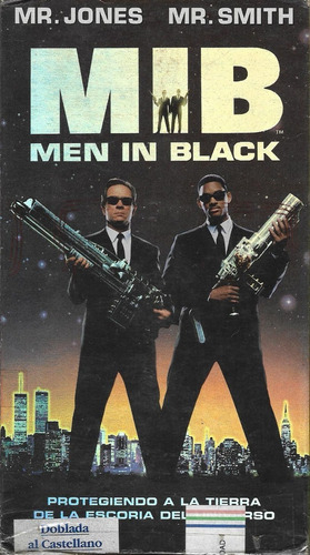 Men In Black Hombres De Negro Vhs Will Smith Español Latino