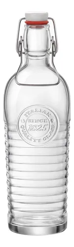 Botella De Agua Bormioli Rocco 1,1 Litros Vidrio