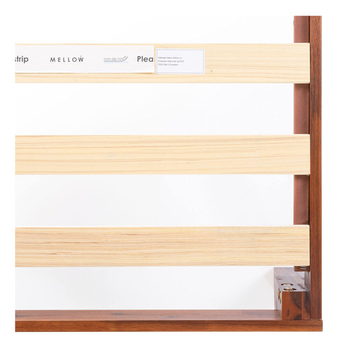 Cama De Madera Maciza 40 Cm Plataforma Cerezo Tamaño Queen