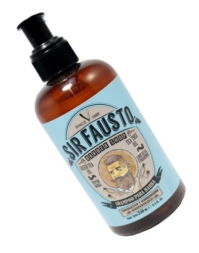 Shampoo Para Barba Cuidado E Hidratación Sir Fausto X250ml