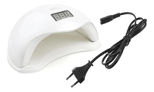 Secado Uñas Lampara Led Uñas Sun 5 Esmalte Permanente Blanco