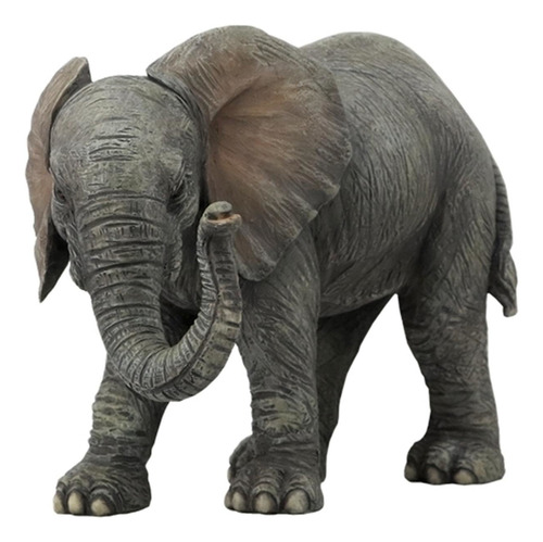 5.75inch Beb Elefante De Piefigura Decorativa Estatua, Gray