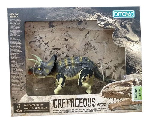 Cretaceous Dinosaurios 14 Cm Triceratops Full