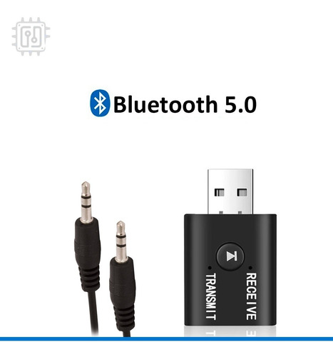 Imagem 2 de 9 de Receptor E Transmissor De Áudio Bluetooth Usb Bt 5.0 Para Tv