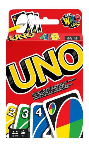 Uno Juego De Mesa/cartas Tradicional Get Wild Uno