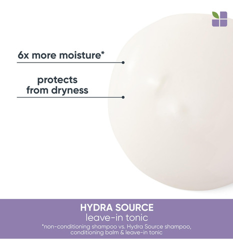 Tónico Sin Enjuague Biolage Hydra Source 400 Ml Para Cabello