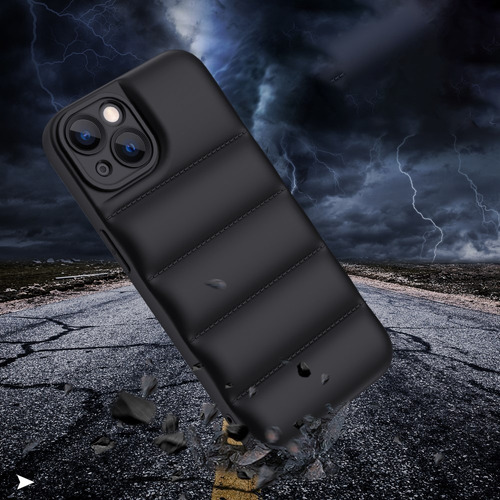 Funda Para iPhone 14 13 12 11 Plus Pro Max Puffer Tpu