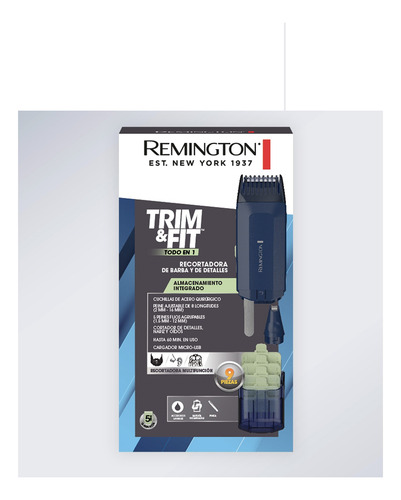 Recortadora De Barba Y De Detalles Remington Trim&fit