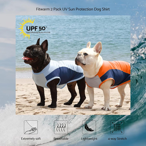 Camisetas Para Perros Fitwarm Con Protección Uv, Talle Xl