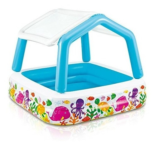 Flotador De Piscina Inflable Para Niños +2 Años 62  X 62 