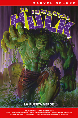 Mn79 Inmortal Hulk 1 La Puerta Verde De Lee Garbett Editorial Panini Comics tapa dura en español