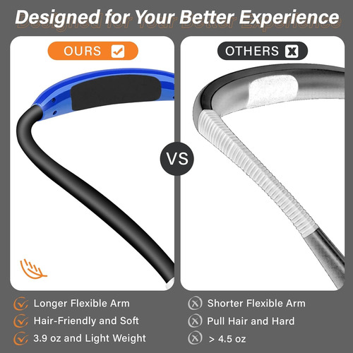 Lámpara De Lectura Flexible De Cuello Led Recargable