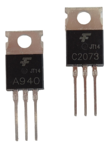 C2073 A940 Transistor Npn Pnp Pack 2 Unidades