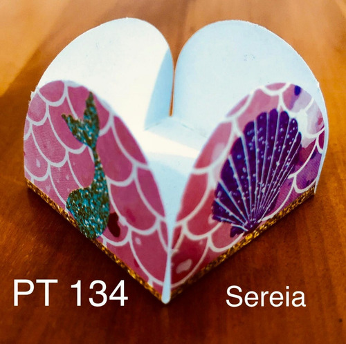 Imagem 2 de 5 de Kit 380 Peças Para Doces Festa Tema Sereia Forminha Maleta
