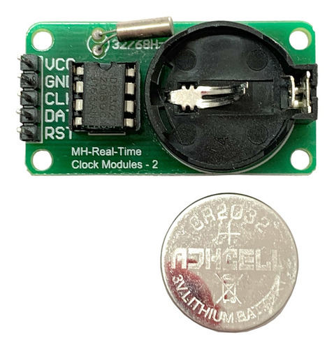 5 Unidades - Módulo Relógio Ds1302 Rtc - Com Bateria