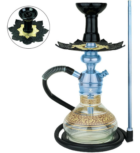 Imagem 8 de 9 de Narguile Completo Triton Zip Barato Mangueira Anti Chamas