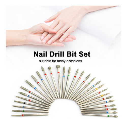 Juego De Brocas Para Uñas, Juego De Brocas Para Pedicura Y B