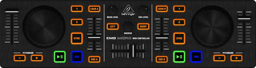 Behringer Cmd Micro Controlador Usb Mixer Midi Virtual Dj