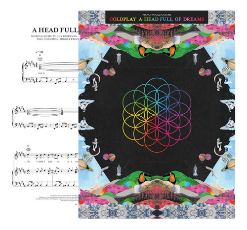 Partitura Piano Coldplay A Head Full Of Dreams Digital Oficial Ya!