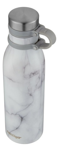 Squeeze Garrafa Térmica Quente / Frio Aço Inox 591ml Contigo Cor Marble