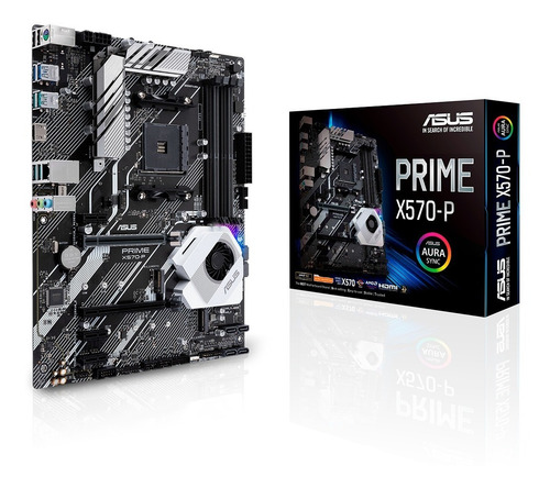 Imagen 3 de 7 de Motherboard Asus Prime X570-p Am4 Amd Ryzen Hdmi Aura Sync