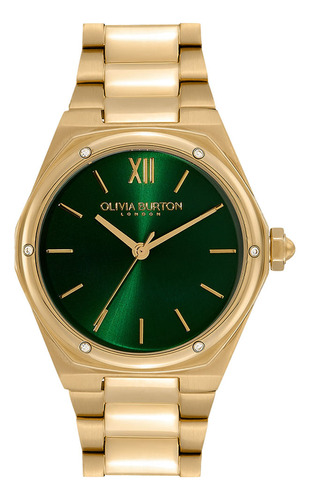 Relógio Olivia Burton Feminino Aço Dourado 24000029
