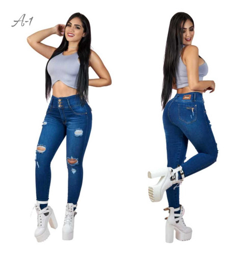 Jeans Patalon Para Dama Strechs 