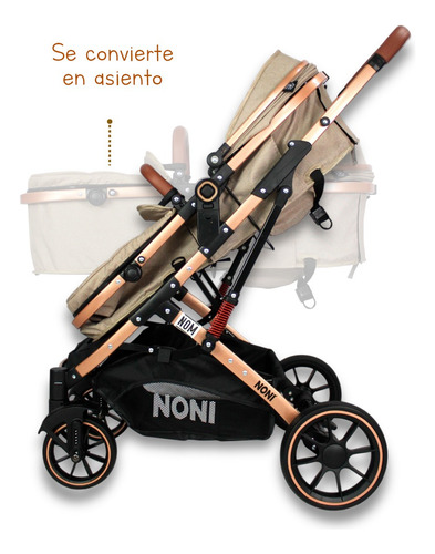 Carriola De Lujo Ultraligera Noni Is-999 H Beige Dorado