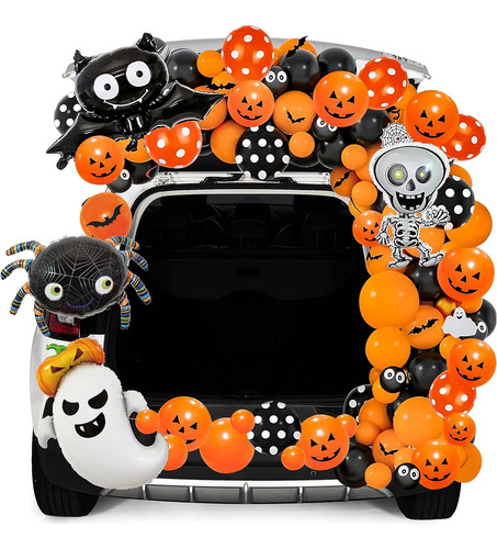 Kit De Decoraciones Tronco O Trato De Halloween (81 Pie...