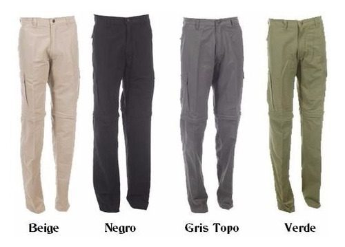Pantalon Cargo Explora Lacar. Desmontable Secado Rapido.